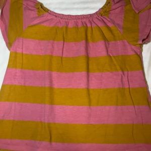 Yellow and pink shirt
